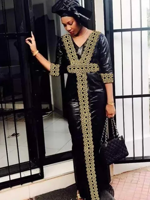 Boubou Bazin Nouveau Modele Bazin Riche Model Robe Bazin Robe