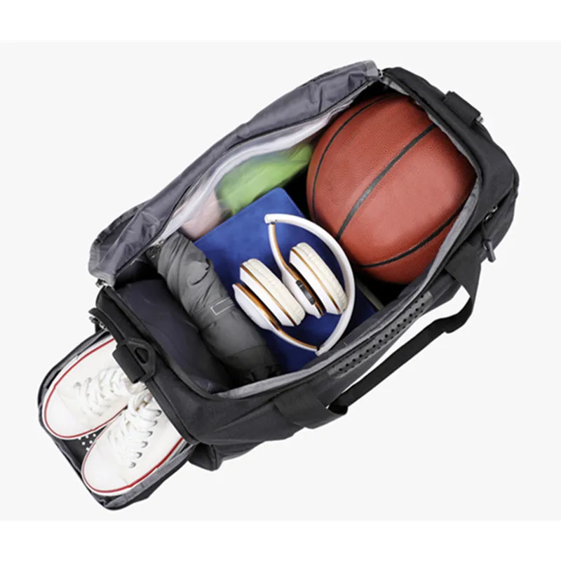 Gym Bag Women\'s Fitness Entertainment Training Basketball Packing Soccer Shoes Shoulder Pouch Swimming Men Travel Sport Handbags