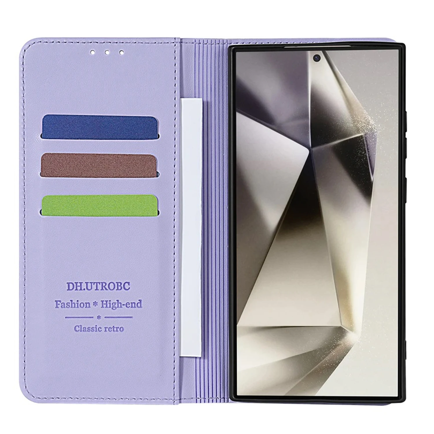 Wallet Skin Magnetic Card Slot Leather Phone Flip Case