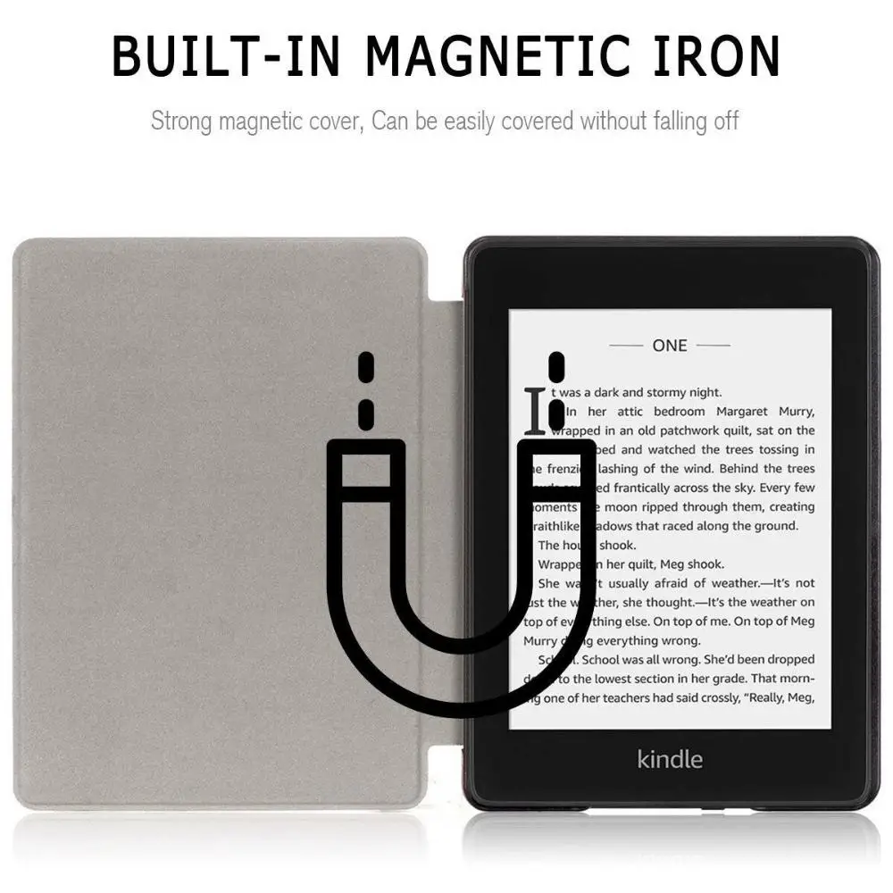 Elegant Smart Magnetic PU Leather Case Cover - Ultra Slim and Protective Shell