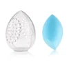 Beauty Cosmetic Sponge Storage Box Makeup Powder Puff Empty Egg-shaped Frame Transparent Puff Dry Case Make Up Organizer Holders 3