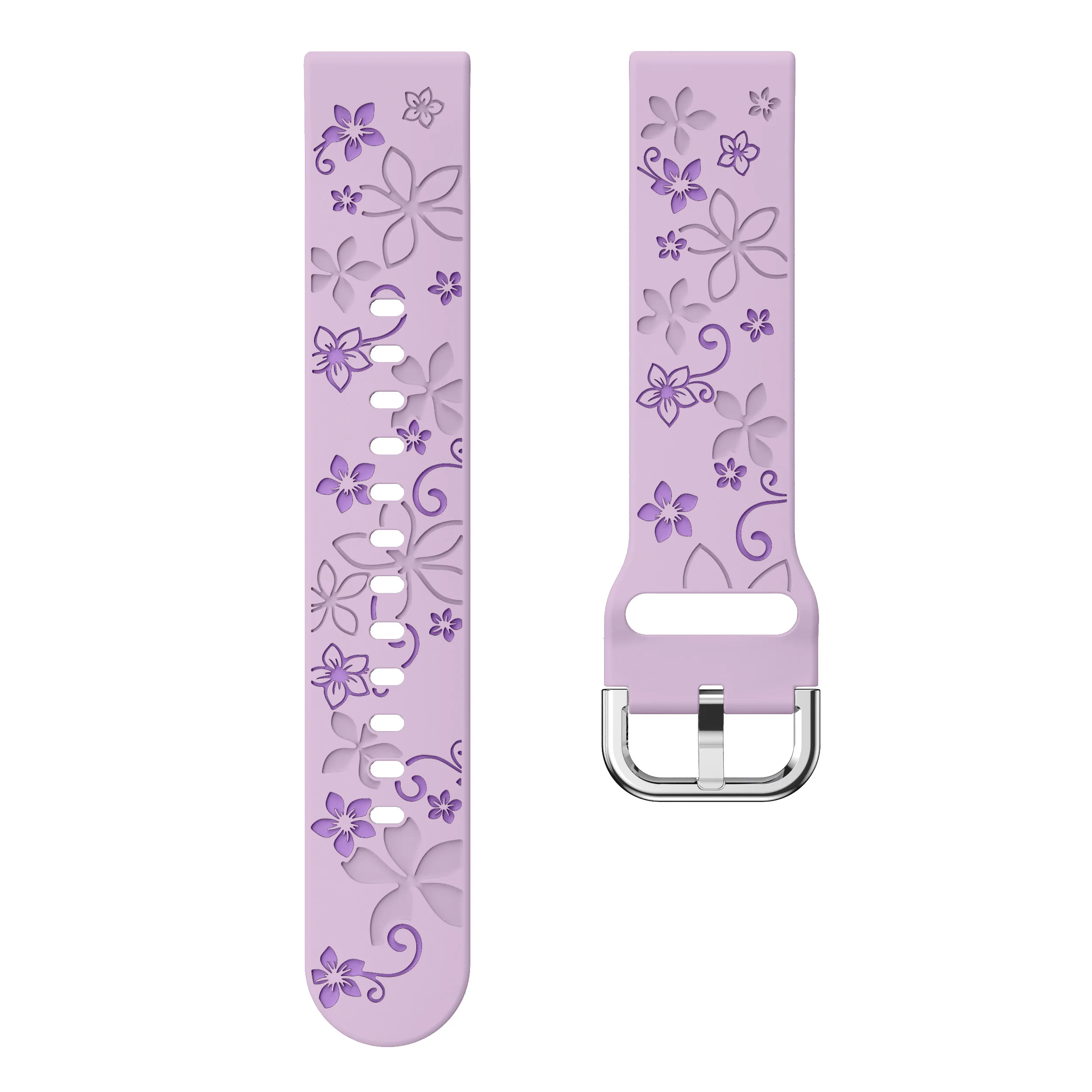 Custom Engraved Women's Sport Bracelet Replacement Wristband, 18mm Strap