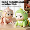 Crawling Toys Baby Electric Crawling Toy with Sound and Music Baby Electronic Pets Musical Toys Educational Toddler Moving Toy 3
