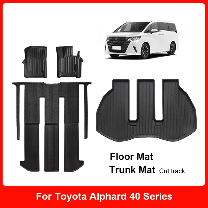 

Car Interior Accessories Floor Mat for Right-hand Drive Toyota Alphard 30 40 Series Durable TPE ECO Waterproof Rubber Trunk Mat