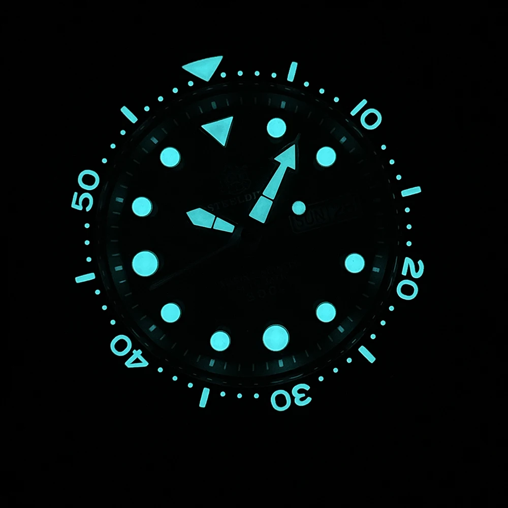 STEELDIVE 1975W First Canned Tuna Dive Watch Super Luminous Automatic Watch Man Mechanical Watch NH36 300M Diver Watch Sapphire