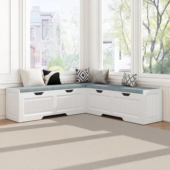 L-Shaped Storage Bench Seat 1