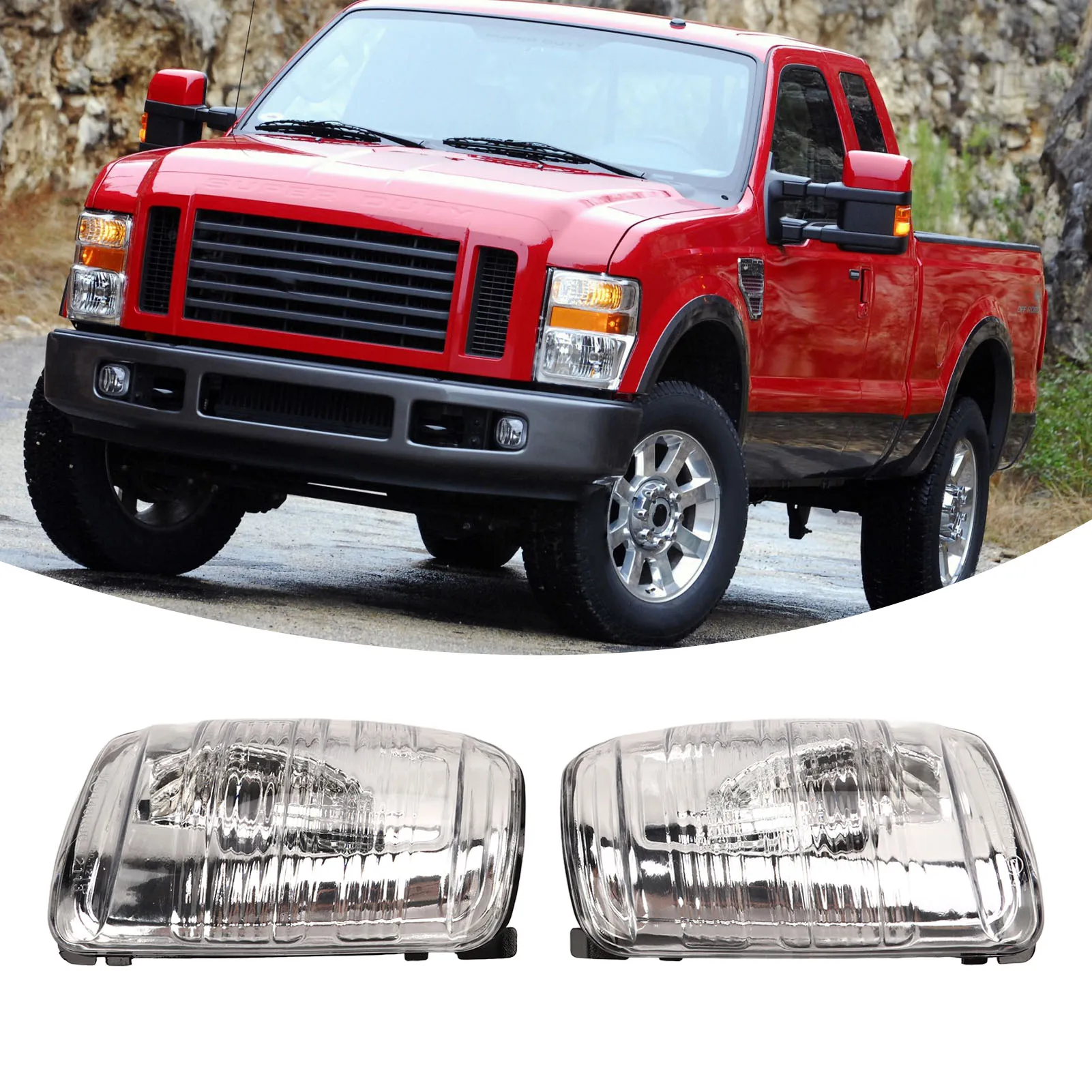 

Лампа-индикатор для зеркала заднего вида BK31 13B382 AB, замена для FORD TRANSIT 150 250 350HD, 1 пара