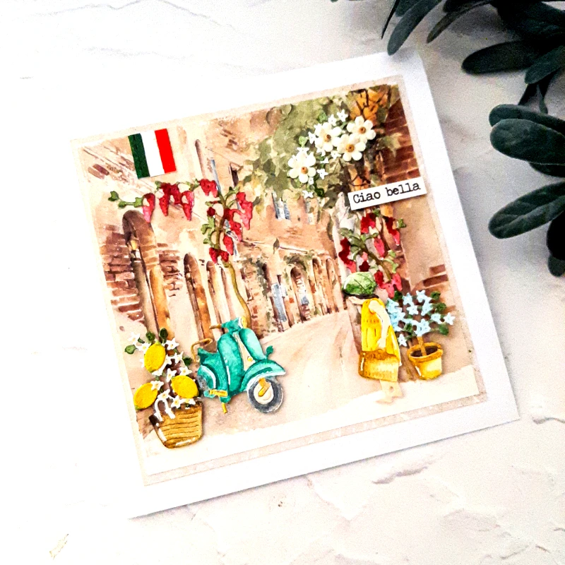 Mmao Craft Metall-Stanzformen, geschnittene Matrizenform, Vintage-Motorrad, Scrapbook-Papier, Basteln, Messerform, Klingenstanzer, Schablonen