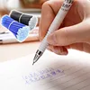 14pcs/set Cute Brown Bear Erasable Gel Pens Fine Tip - 0.5mm, Blue/Black Erasable Ink Pen Refills Rods Washable Handle Supplies 6
