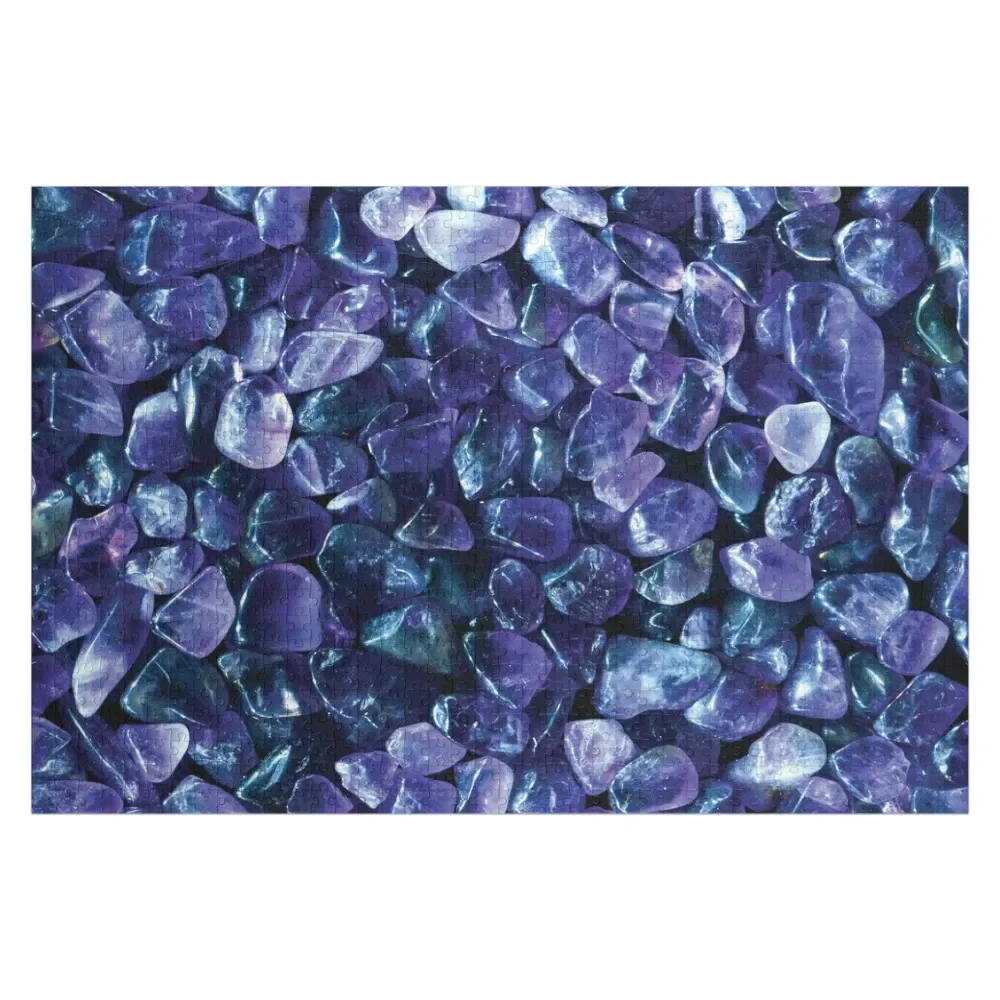 

Amethyst Purple stones Jigsaw Puzzle With Photo Customized Photo Christmas Gifts Puzzle
