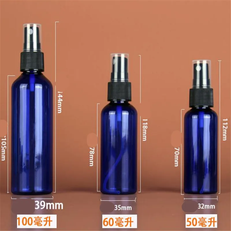 Mini Cylinder Plastic Atomizer Bottles Perfume Alcohol Mister