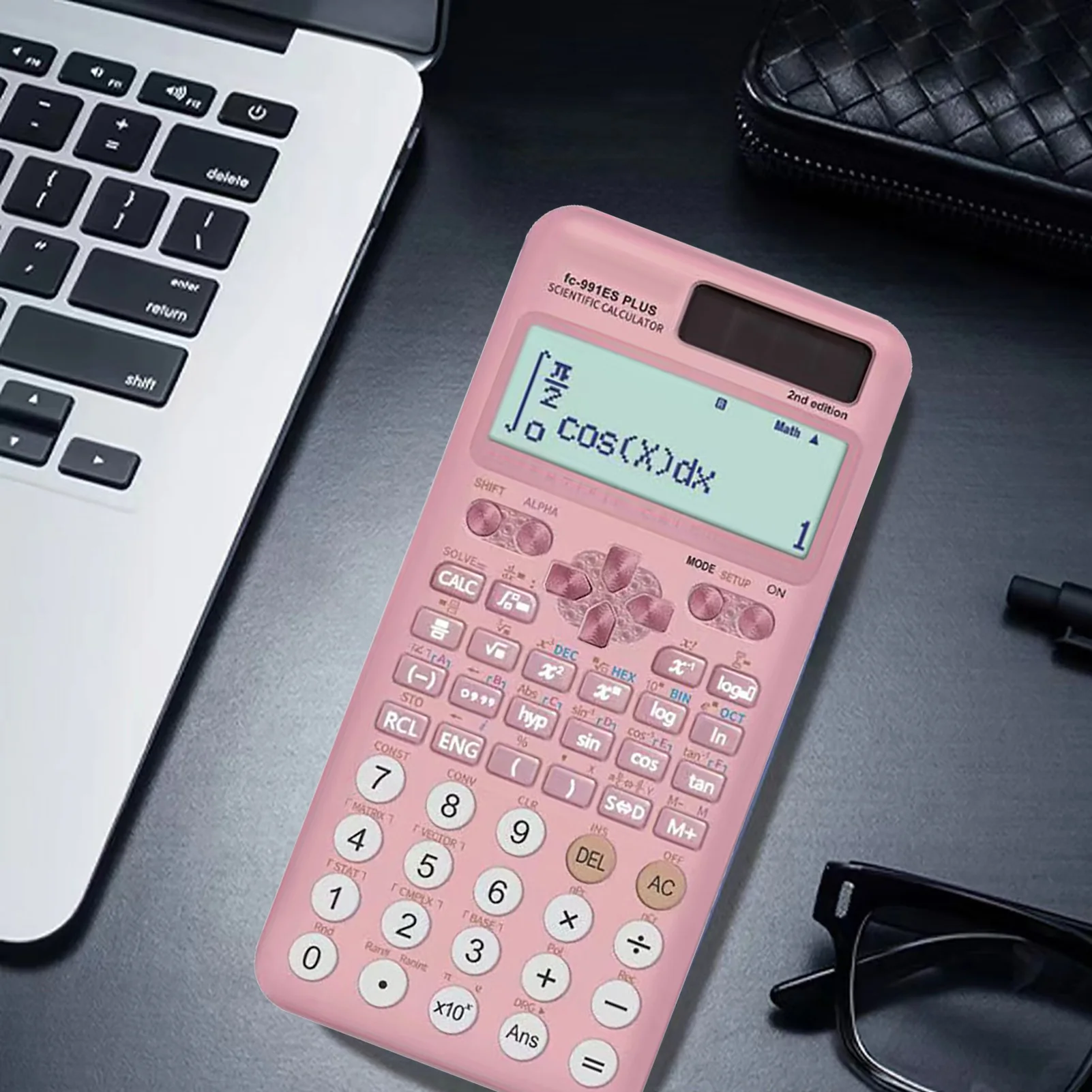 Scientific Calculators Math Calculator with 417 Function 10+2Digits Display Dual Power Supply Ideal for Teachers College Student - 2