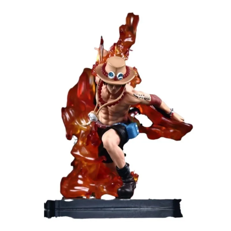 

Anime One Piece Portgas D Ace Monkey D. Luffy GK Drift Flame PVC Action Figure Collectible Model Doll Toy 27cm Birthday Gift