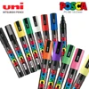 1pcs Japan Uni POSCA Marking Pen PC-5M Acrylic POP Poster Graffiti Painting 1.8-2.5mm Quick Drying Waterproof Art Supplies 1