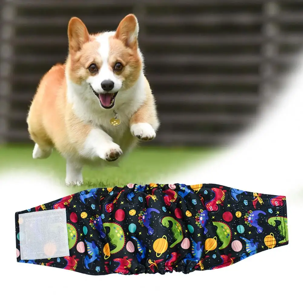 Title 19, Male Dog Belly Band Diapers Fastener Tape Adjus...