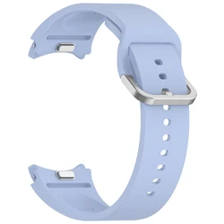 Silicone Sport Watch Band with One-Click Design for Galaxy Watch6 43mm (Extreme Blue-1)