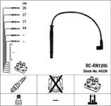 

44338 for spark plug cable CLIO III TWINGO 1.2 16V (D4F)