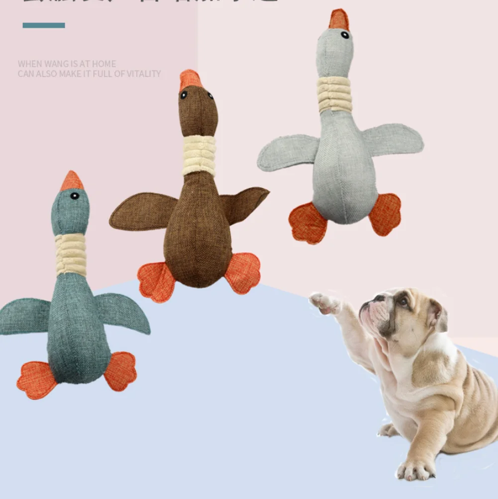 

Игрушки для собак, милая плюшевая утка, игрушка со звуком, мягкая пищалка, пищалка для животных, игрушка для собак, чистящие зубы