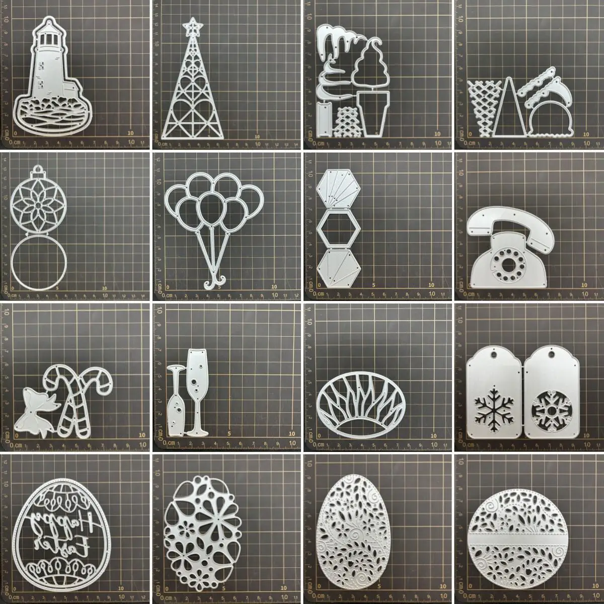 

21 вид воздушный шар мороженое овальные металлические резные штампы трафареты для «сделай сам» Скрапбукинг декоративное тиснение ручная работа штампованные Шаблоны