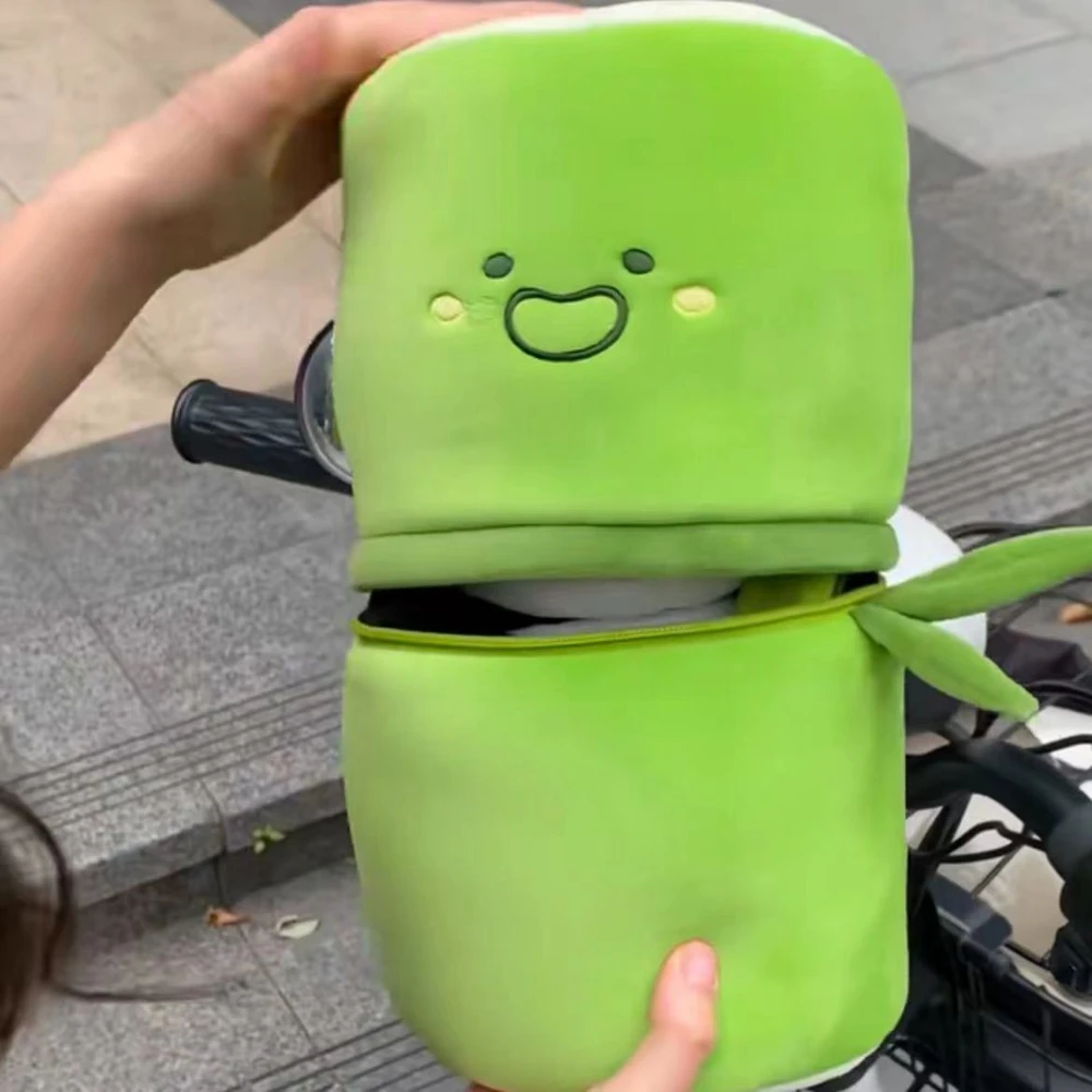 팬더 대나무 튜브 세트, 봉제 장난감, 중국 동물 플러스, 대나무 튜브 인형, 어린이 생일 선물, 25cm