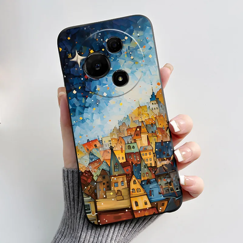 Aesthetic Cute Cat Soft Silicone Black Protective Phone Case Cover