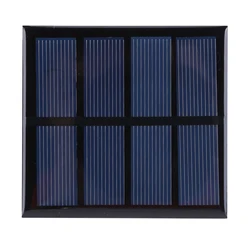 Portable Polycrystalline Solar Panel for DIY Courtyard Lighting (3W 2V)