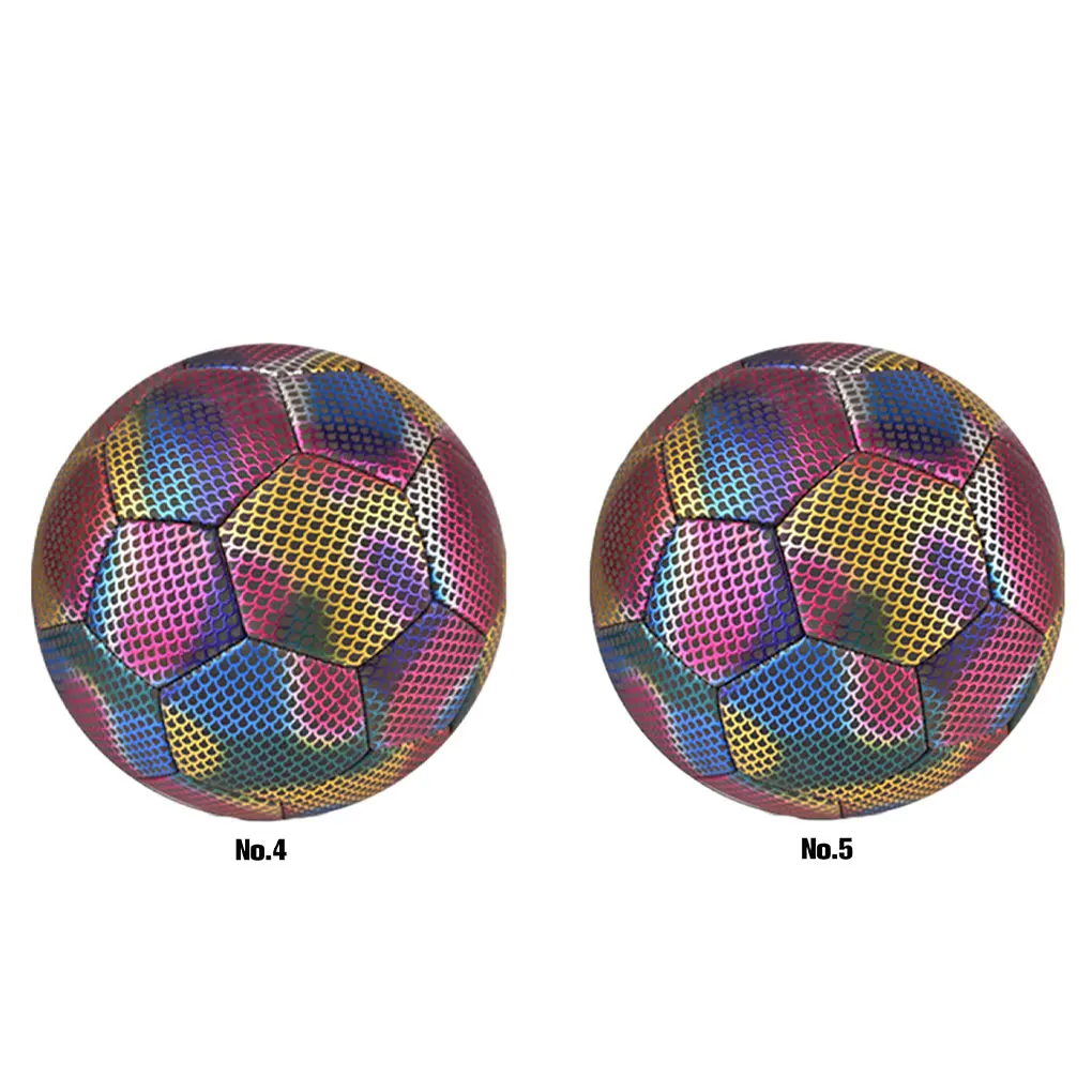 

Английский футбольный мяч со светящимся свечением для тренировок по ночному футболу стандартный размер широкое применение футбольная тренировка Шестигранная Капля воды Размер 5