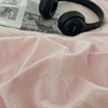 INS style solid brushed washable bed Flat sheets duvet covers pillowcase sets 2pcs/3pcs lightweight breathable machine washable 5