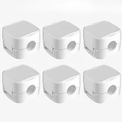Self - Adhesive Magnetic Cable Clips for Efficient Cord Organization and Management (6pcs White)