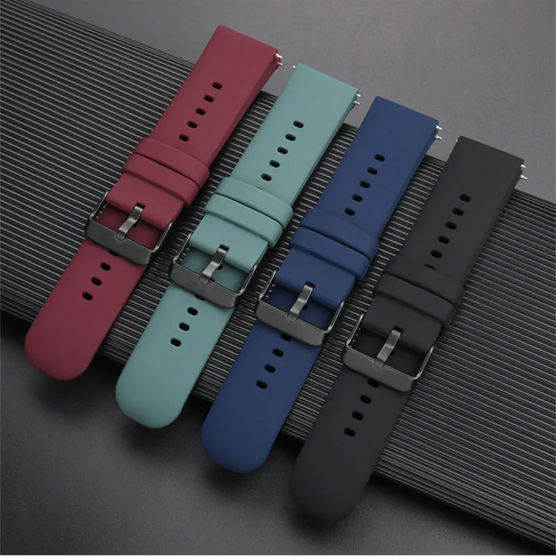 Silicone Watch Band Strap - Premium Quality for Versatile Wear (20mm/22mm)
