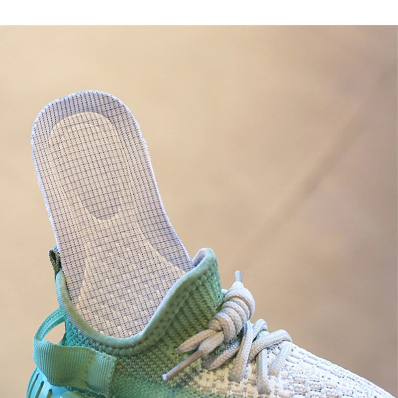 Sports Shoes Kids Sneakers Kids Shoes Kids Sports Shoes Size 21-38 Kids Casual Shoes Summer Boys Sneakers Breathable Knit Non-slip Shoes Lightweight Girls Casual Children's