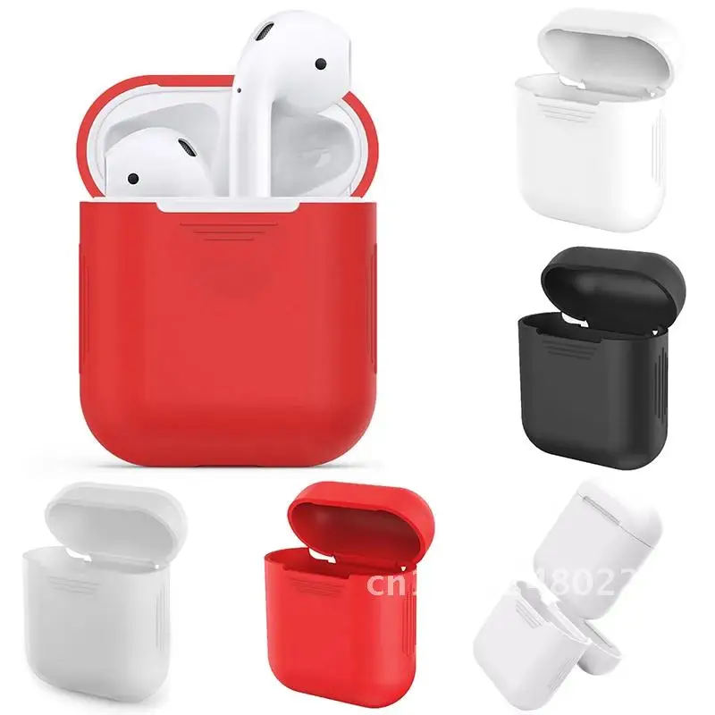 

Airpods Case Silicone Skin Case For iPhone Airpods Protect Anti Lost Wireless Earphone Storage Impact-resistant