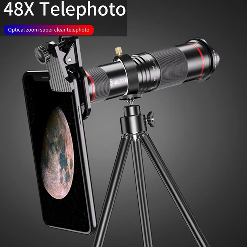 Telephoto Lens Phone Camera Attachment For Telescope Cell Phone