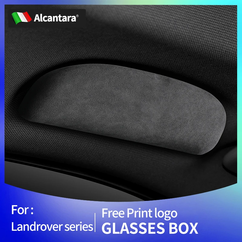 

Alcantara High-quality Glasses Box Car Sunglasses Holder For Land Rover Discovery 3 4 5 Freelander Range rover Accessories