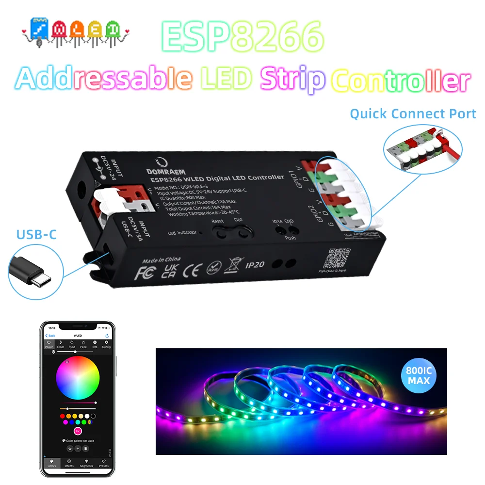 รูปสินค้า ESP8266 Wi-Fi LED Controller ควบคุมแสงสว่างได้ทุกที่