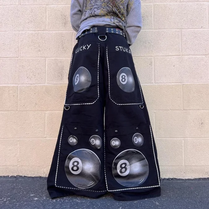 JNCO-Cal-a-Y2K-Baggy-Hip-Hop-Masculina-e-Feminina-com-Bolso-Grande-Cal ...