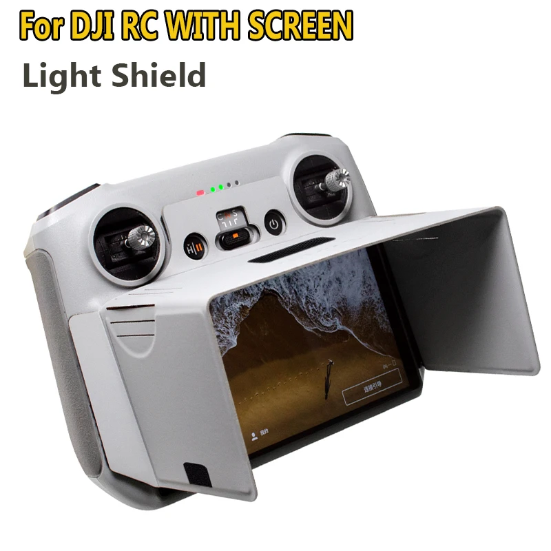 2in1 Screen Protector Shell Accessories For Dji Rc Plus Remote Controller Sun Hood Sunshade Protection Cover - Drone Accessories Kits