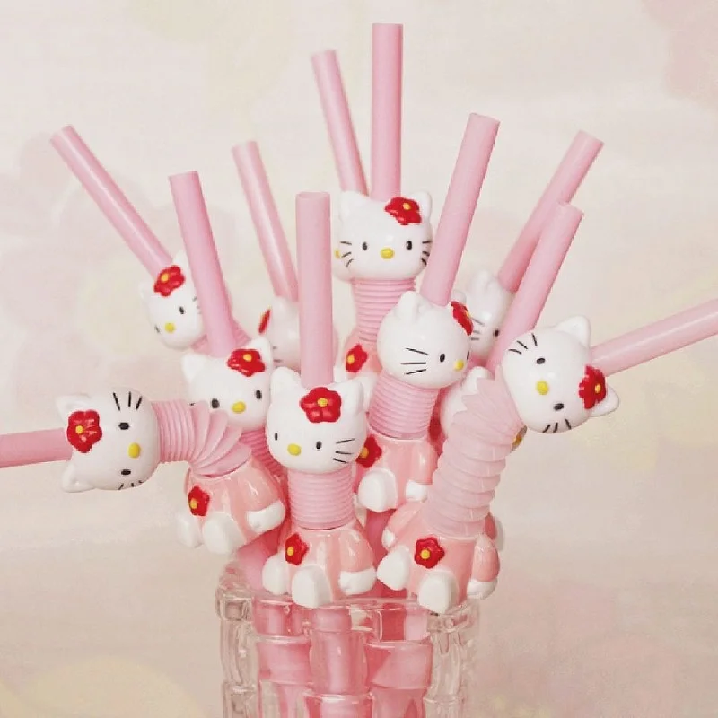 Hello Kitty Straws