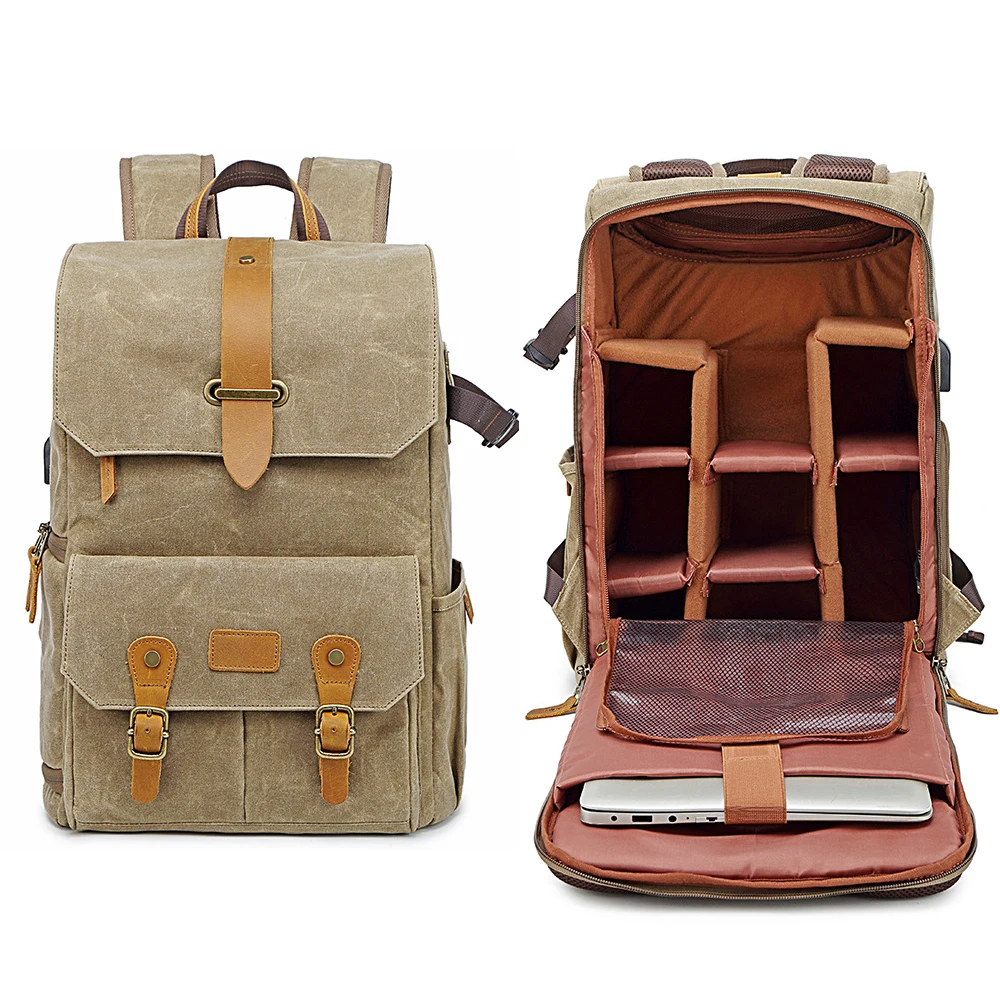 Mochila Impermeable De Lona Reforzada De 40 L Para Senderism | Cuotas