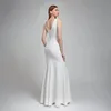 Simple Wedding Dress Mermaid 2024 Spaghetti Strap Sexy V-Neck Backless Long Bridal Gowns Custom Made Vestido De Novia 3