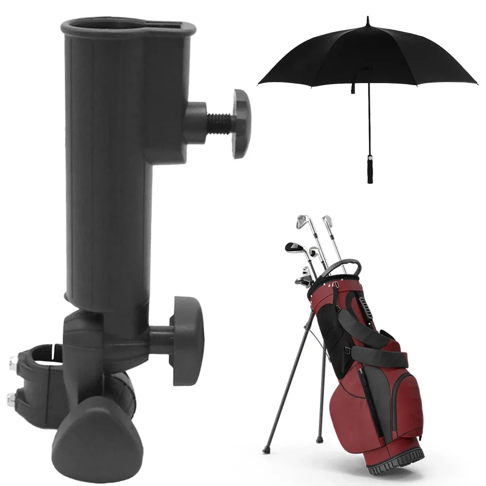 Trolley Umbrella Rack Multifunction Trolley Umbrella Holder Adjustable Angle Support Frame for Golf Cart Wheelchair