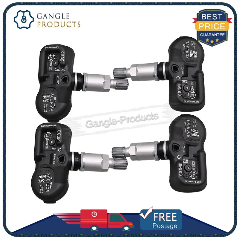 

1/4 шт., датчик давления в шинах TPMS 42607-48020 для Lexus ES LC LS RX Toyota Land Cruiser