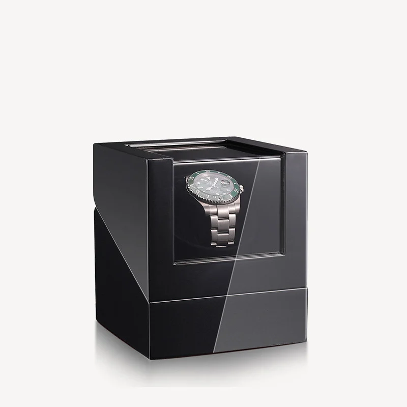 Wooden Watch Winder Watch winder for Automatic Watches Mechanics Watch Box Automatic Winder Use USB Cable / with Battery Option