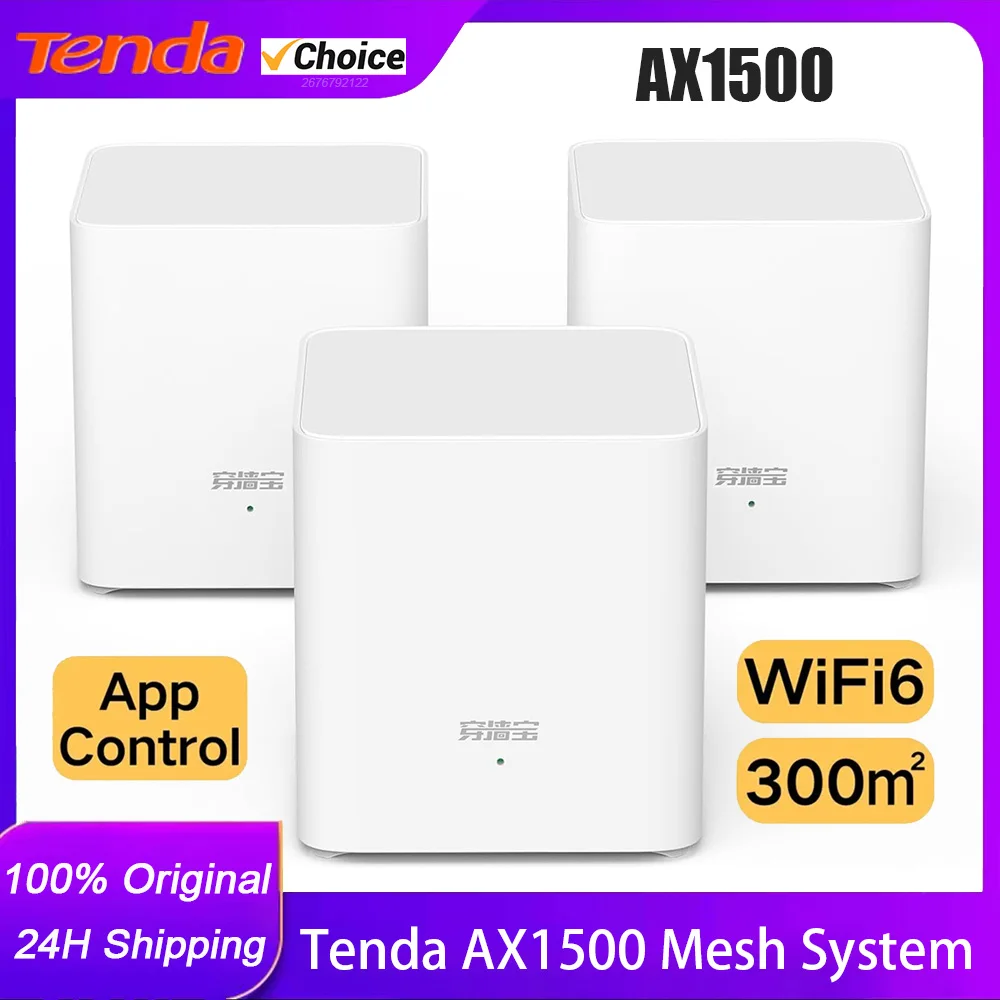 Repetidor Wifi Tenda Nova X12 (2-Pack) Esh WiFi AX3000 Doble