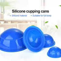 12PCS Silicone medical Vacuum Cans Massage Suction Cup Full Body Vacuum Massager Therapy Suction Cup Set Chinese Cupping 1