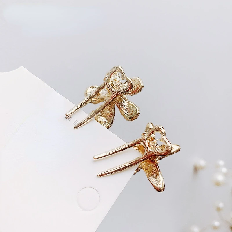 Pinos de Cabelo Estrela do Mar Grampos de Cabelo Acessórios do Pato Moda Coreana Mini Fantasia Clipe Meninas Feminino Flor Borboleta Ouro Strass 11 Computers & Electronics