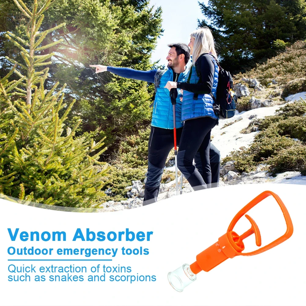 Safety Venom Protector Extractor 1-5pcs Snake Mosquito Bee Bite Vacuum Suction Pump Outdoor Survival Camping Extractor Tools