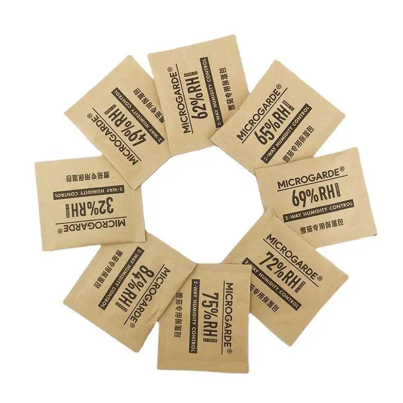 

10pcs 10g cigars humidifier pack RH 49% 62% 69% 72% 84% 2-way humidity control humidor moisturizing bag