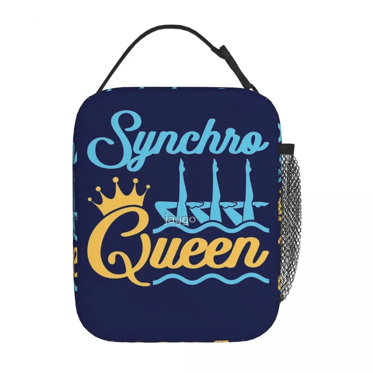 Synchro Queen Synchronized Swimming Insulated Lunch Bag Modern Portable Gift Multi-Style