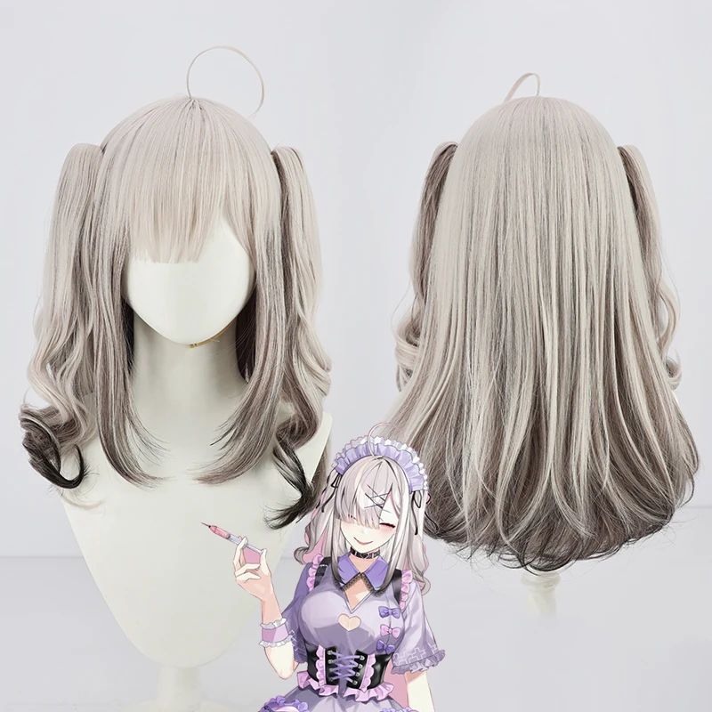

New Type Hololive VTuber Sukoya Kana Cosplay Wig Heat Resistant Synthetic Hair Role Play Halloween Party Carnival